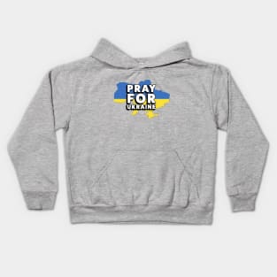 Fasbytes Pray For Ukraine Pray Kids Hoodie